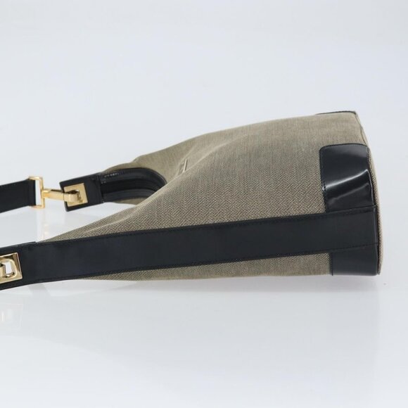 Authentic GUCCI Shoulder Bag Canvas Beige Gold 001 4204 - Picture 12 of 16